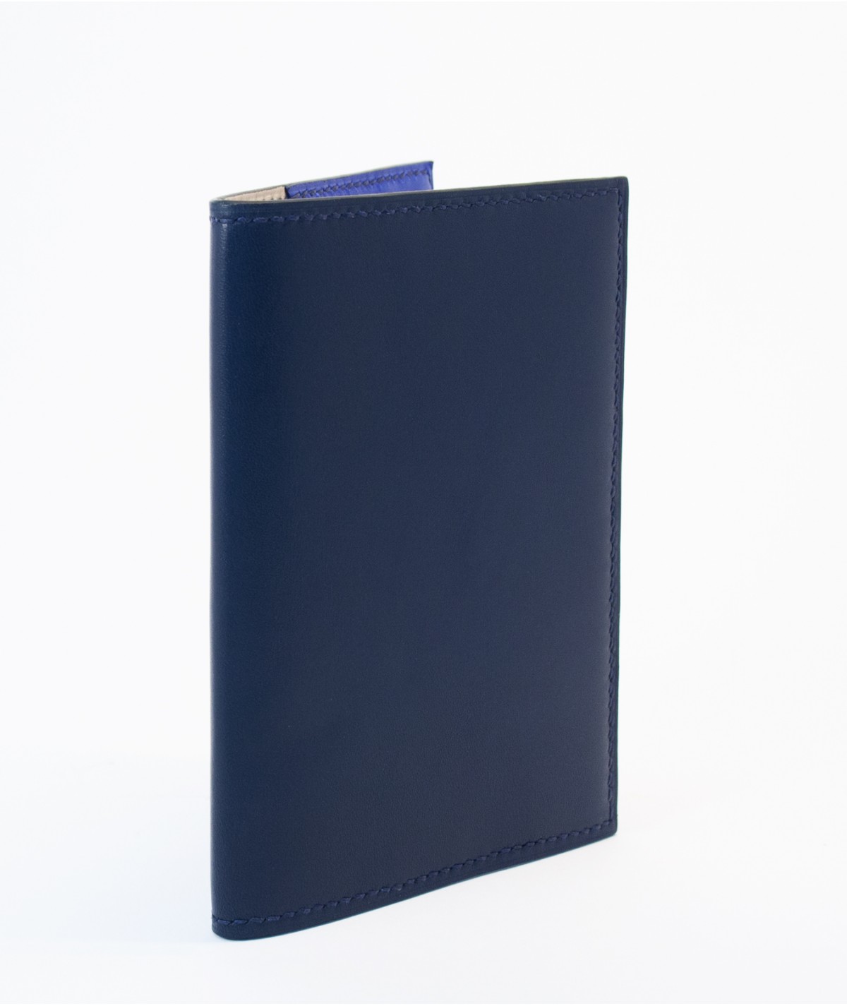 Indigo Leather Passport Cover Lamaro SpringSummer 2020 Capsule
