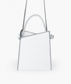 Petit sac en cuir blanc éthique Lamaro