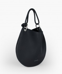 Sac en cuir souple noir Lamaro